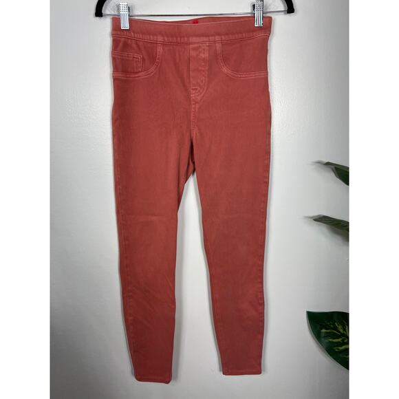 Spanx Women's S Nantucket Red Ankle Jeanish Legging Stretchy Everyday Comfy - Picture 2 of 9
